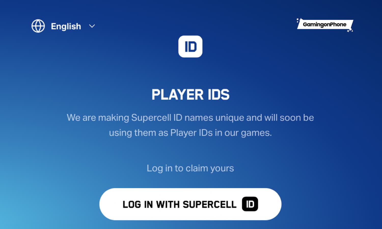 How to claim your unique Supercell ID name