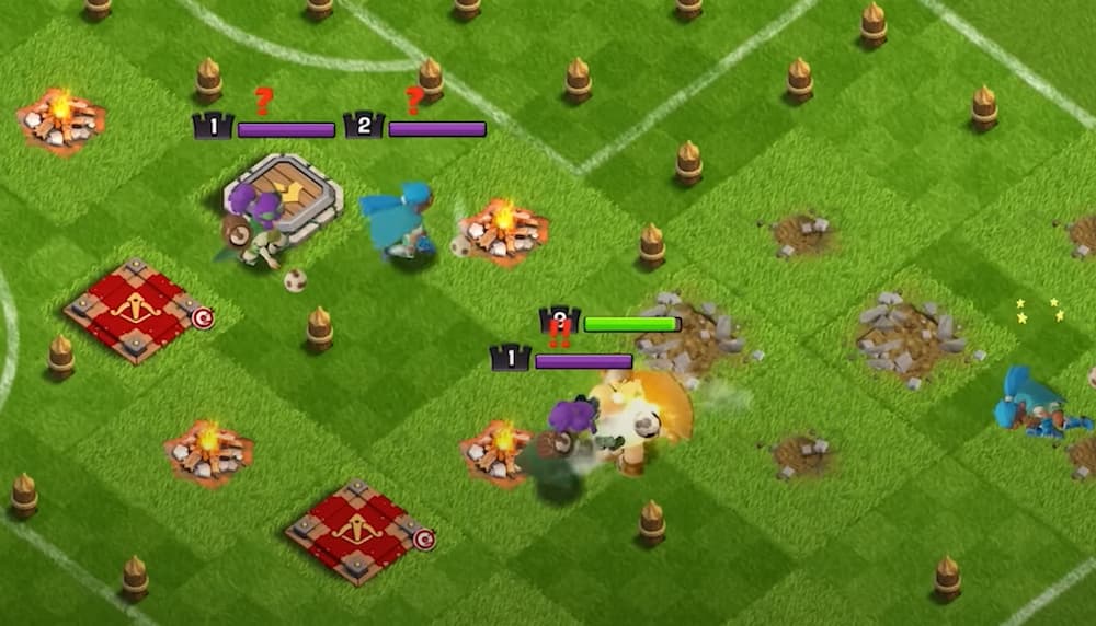 Clash of Clans 4-4-2 Formation