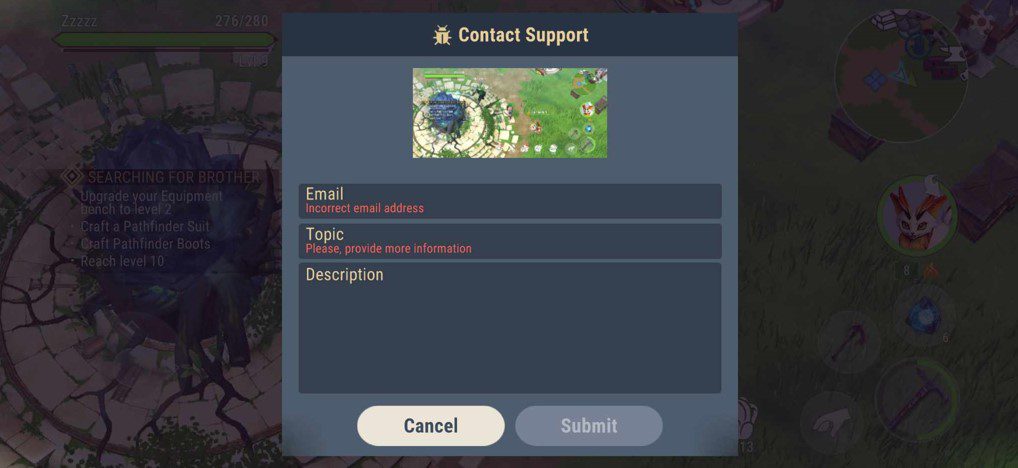 Amikin Survival: Anime RPG Contact Support