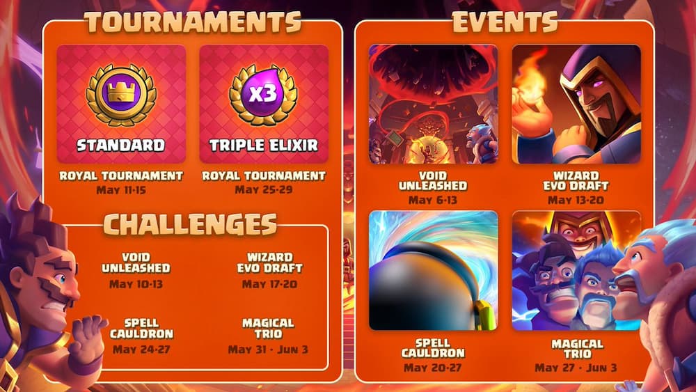 Clash Royale May 2024 Events