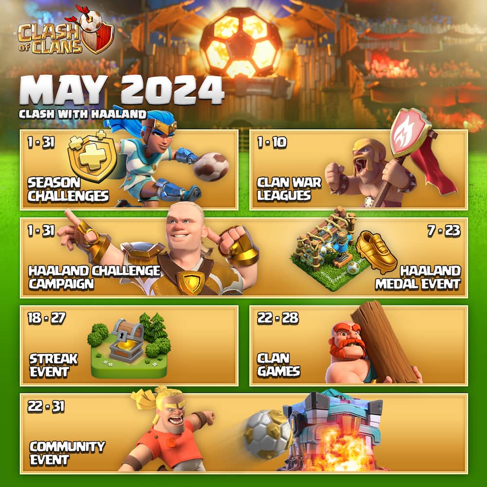 Clash of Clans May 2024 events