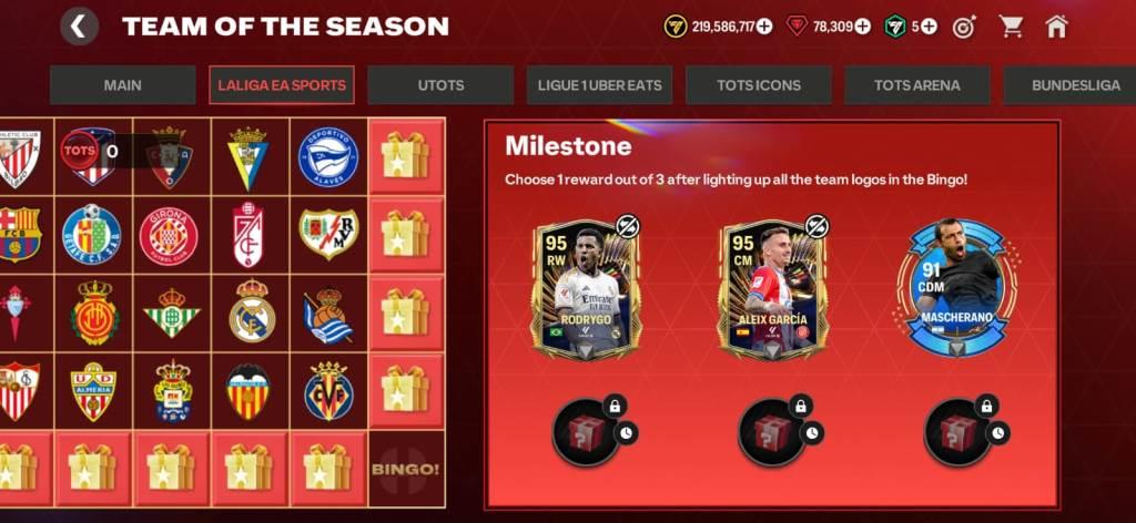 FC Mobile La Liga TOTS Final Reward