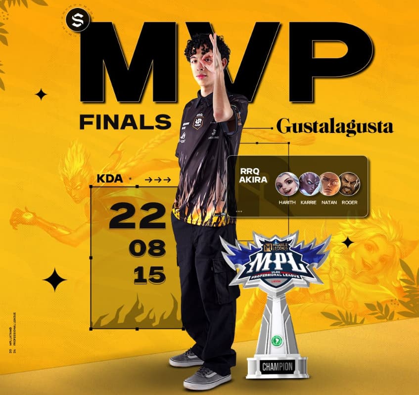 Gustalagusta is the MVP of Mobile Legends MPL-LA Season 1