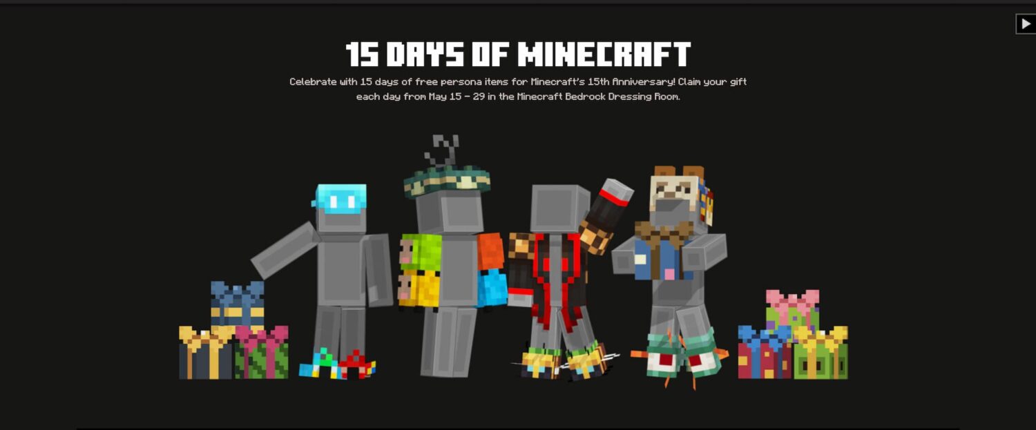 Minecraft 15th Anniversary, Minecraft