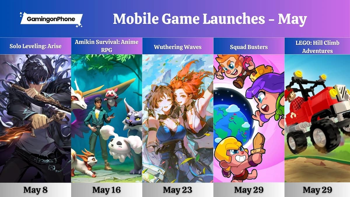 All Mobile Games (Android and iOS) releasing in May 2024