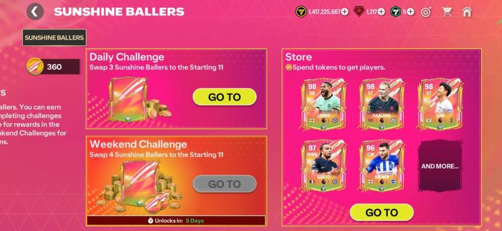 FC Mobile 24 Sunshine Ballers event Guide and Tips