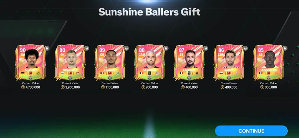 FC Mobile Sunshine Ballers Players