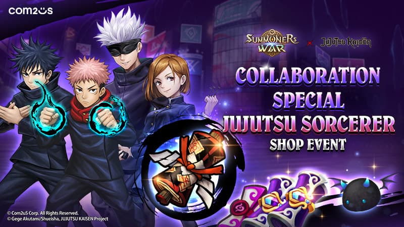 Summoners War x Jujutsu Kaisen collaboration update brings new characters, events, and more