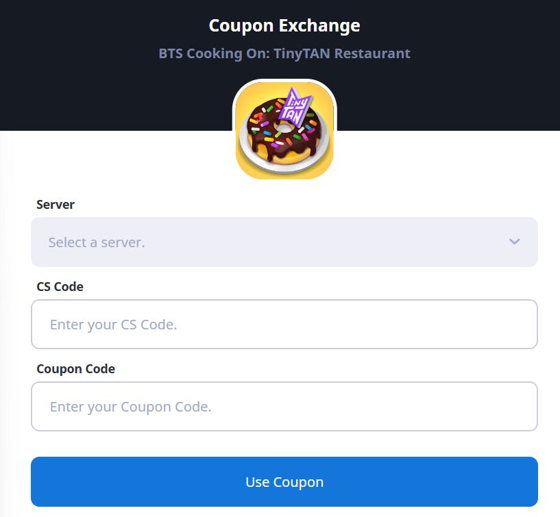 BTS Cooking On coupon codes and how to use them (August 2024)