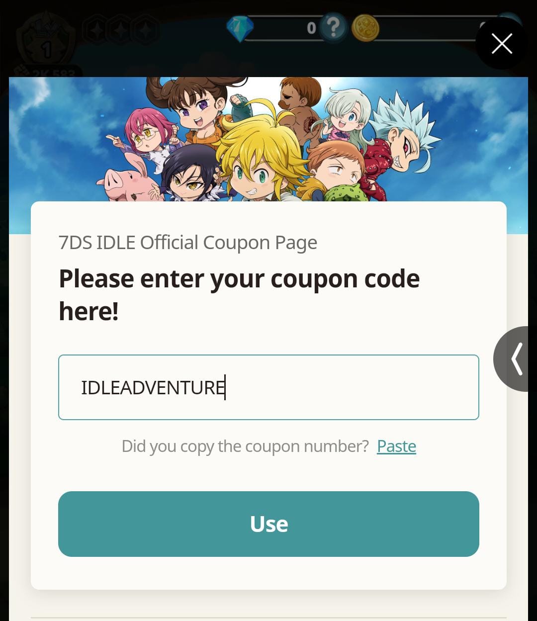 The Seven Deadly Sins: Idle coupon codes and how to use them (August 2024)