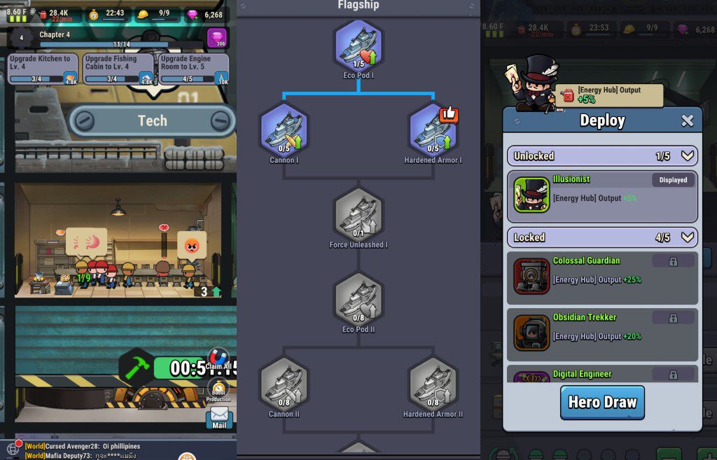 High Seas Hero Cabin section