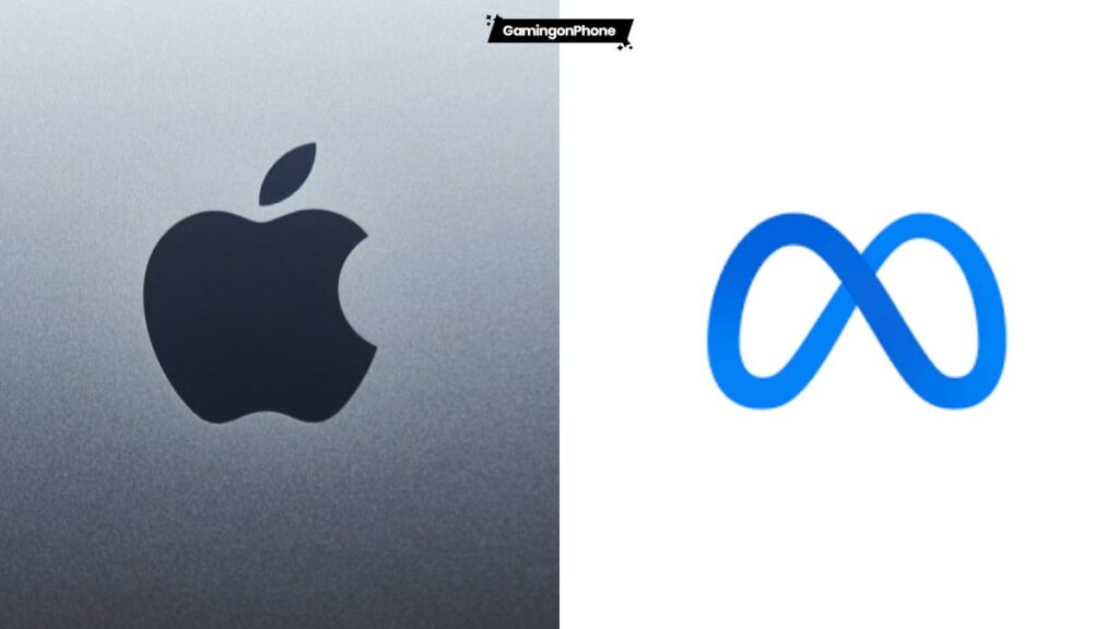 Apple Meta logo cover, Apple Meta fines $800 million, Apple Meta European Commission