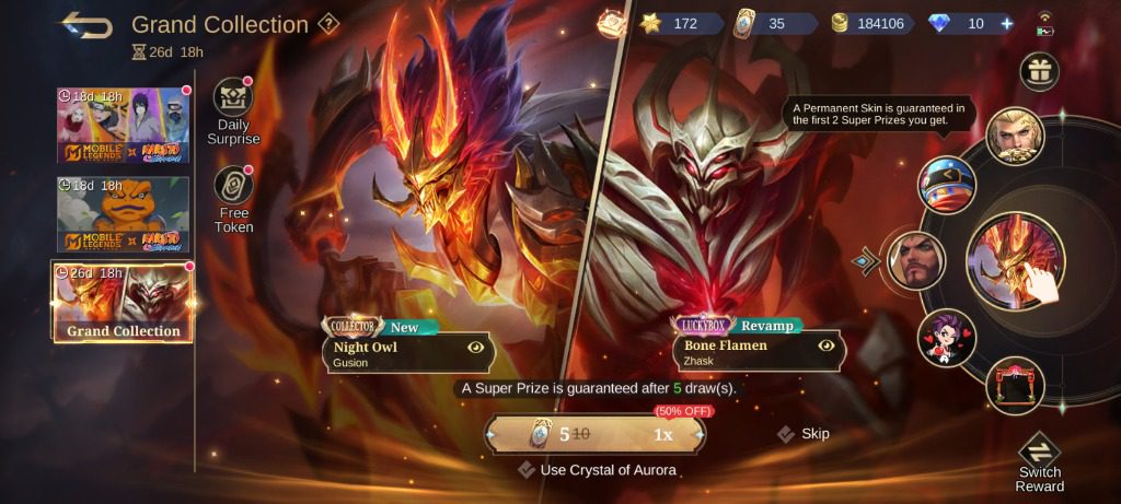 Revamped Grand Collection Event, MLBB