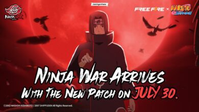 Free Fire x NARUTO SHIPPUDEN Collaboration Ninja War Cover