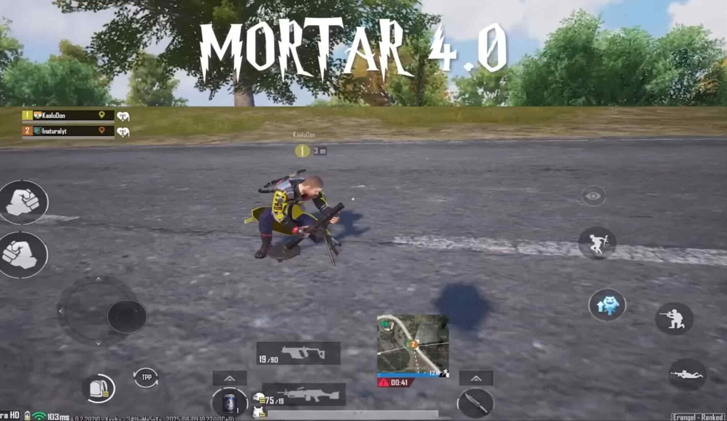 Mortar in PUBG Mobile 4.0 Beta Version
