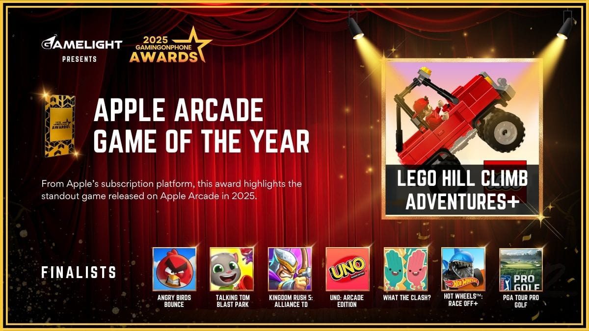 GamingonPhone Awards 2025 Apple Arcade Game Of The Year, Apple Arcade Game Of The Year