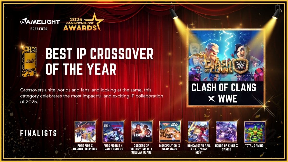 GamingonPhone Awards 2025 Best IP Crossover Of The Year, Best IP Crossover Of The Year