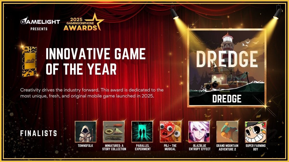 GamingonPhone Awards 2025 Innovative Game of the Year Winner, Innovative Game of the Year Winner