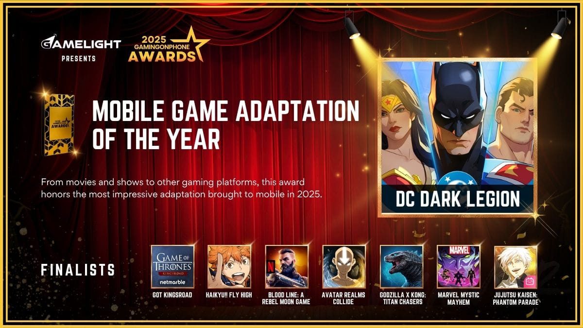 GamingonPhone Awards 2025 Mobile Game Adaptation Of The Year, Mobile Game Adaptation Of The Year