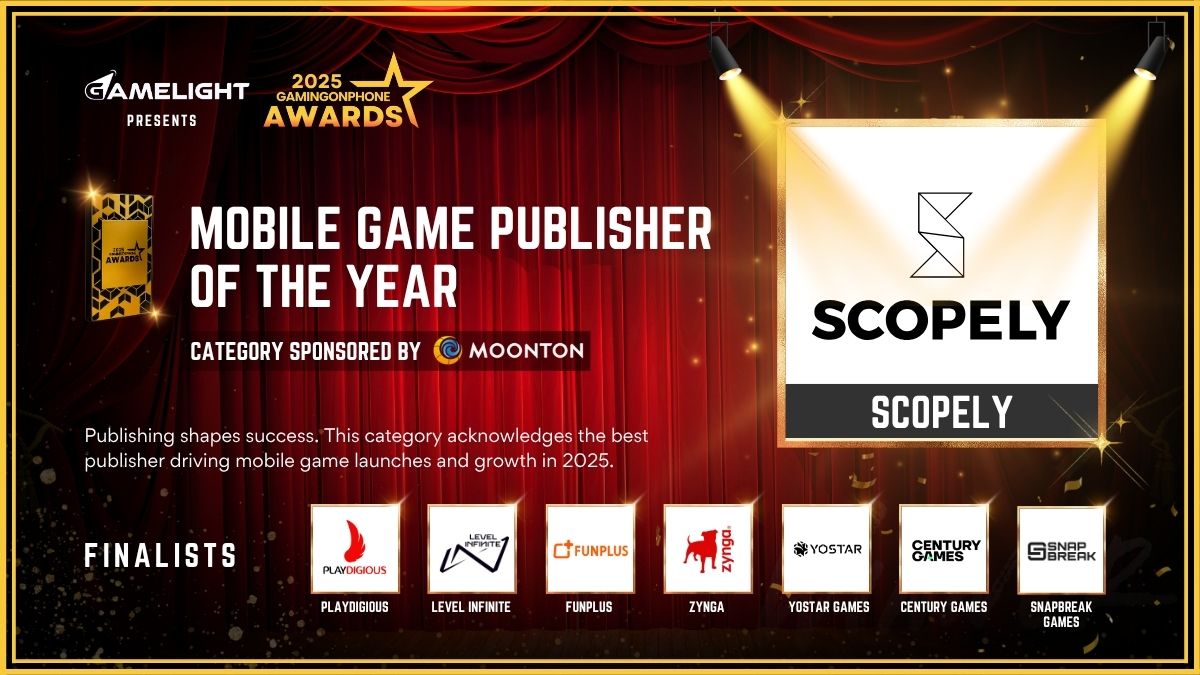 GamingonPhone Awards 2025 Mobile Game Publisher Of The Year, Mobile Game Publisher Of The Year