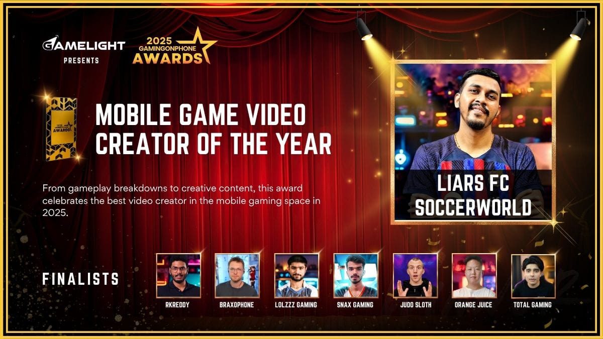 GamingonPhone Awards 2025 Mobile Game Video Creator Of The Year, Mobile Game Video Creator Of The Year
