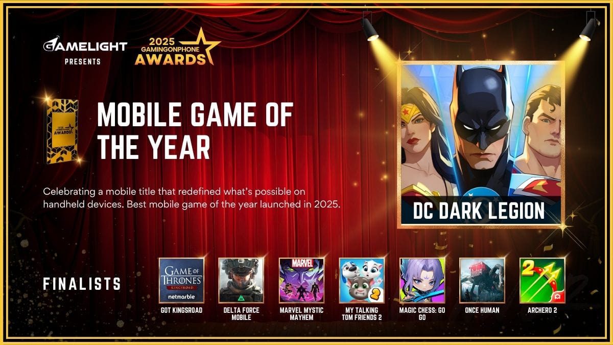 GamingonPhone Awards 2025 Mobile Game of the Year Winner, Mobile Game of the Year