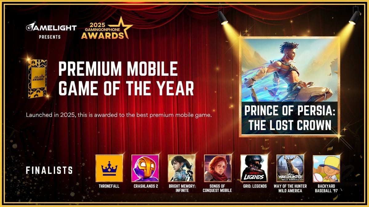 GamingonPhone Awards 2025 Premium Mobile Game Of The Year Winner, Premium Mobile Game Of The Year Winner