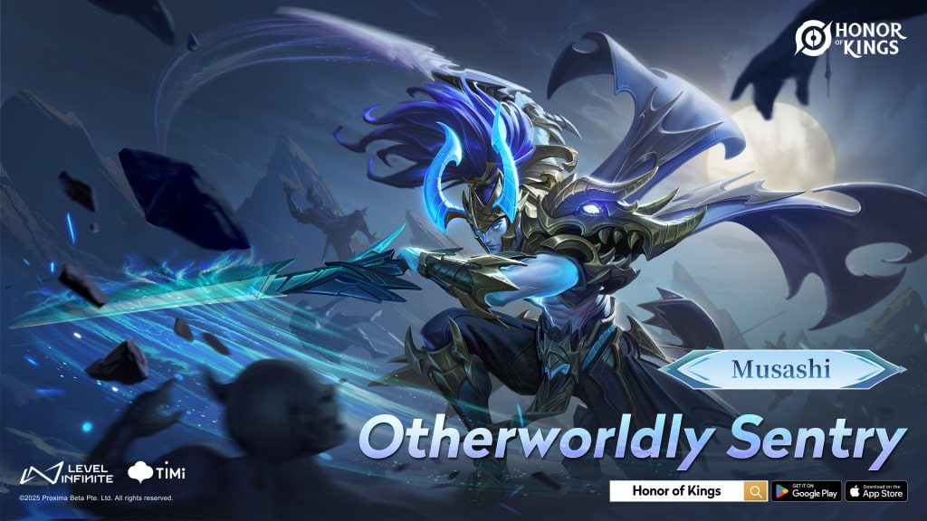 Musashi's Otherworld Sentry Skin available now in the Star Wish event