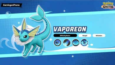 Pokémon Unite Vaporeon, Pokémon Unite Vaporeon Cover