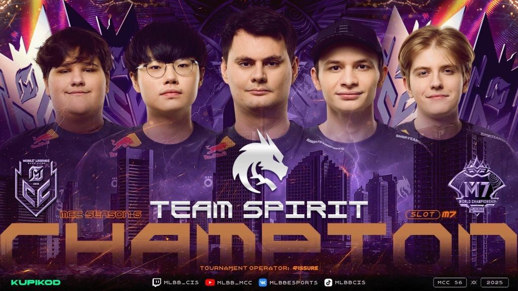 Team Spirit MCC Season 6 Title, MLBB esports Team Spirit