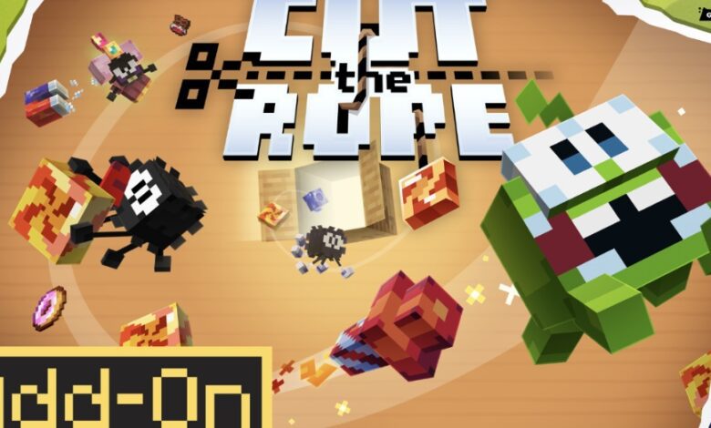 Cut the Rope Add On in Minecraft Marketplace Cover