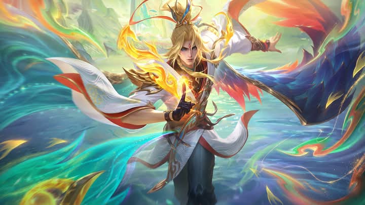 Xavier's "Sunborn Monarch" Collector skin in MLBB