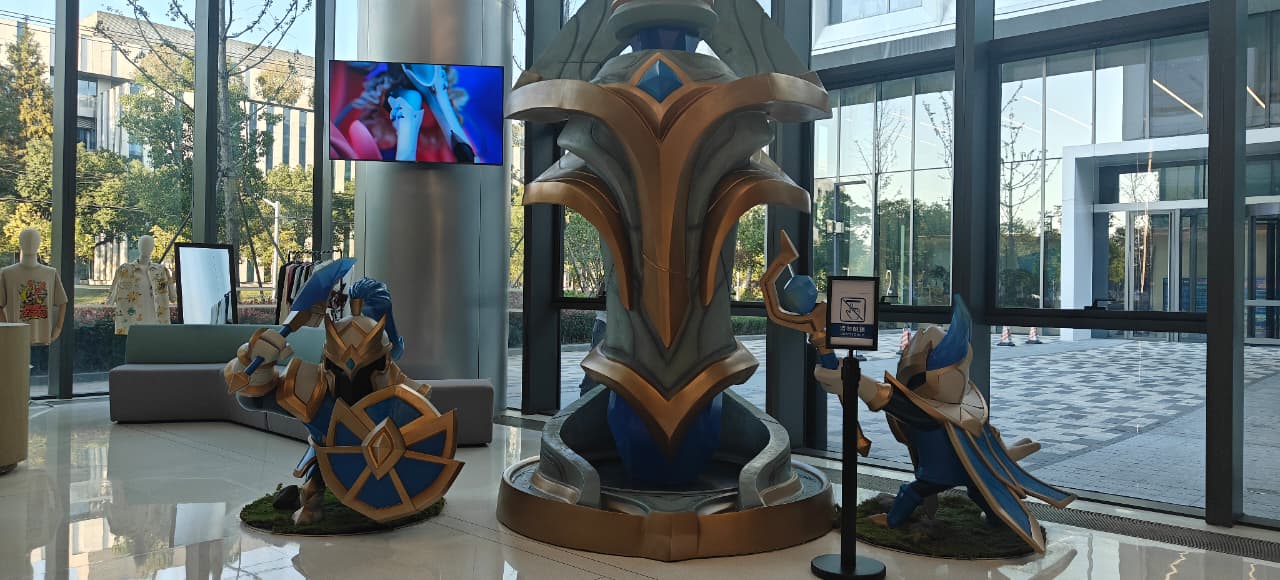 MLBB Props in the MOONTON HQ Lobby, MOONTON HQ, MLBB Head Office