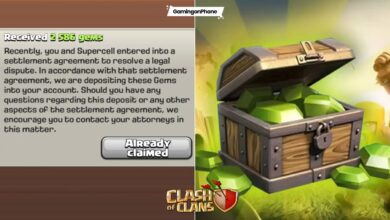 Clash of Clans 2586 free gems lawsuit settlement