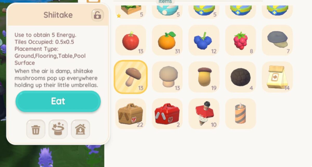 Mushrooms in Heartopia