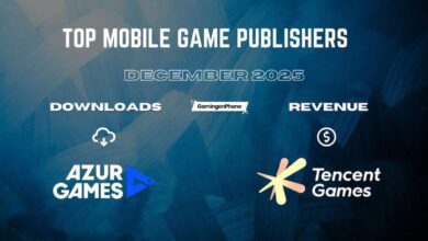 Top 15 Mobile Game Publishers for December 2025