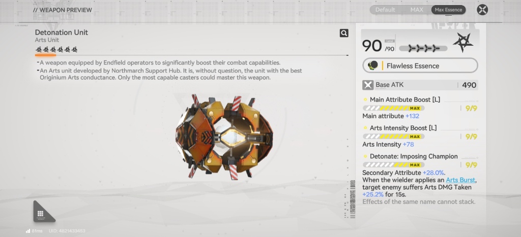 Detonation Unit in Arknights: Endfield