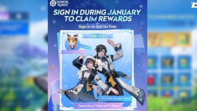 Honor of Kings Janaury Sign-in Event Cover