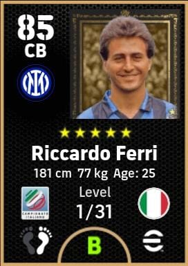 eFootball 2026 Epic Italian League Guardians Ferri