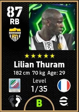 eFootball 2026 Epic Italian League Guardians Thuram