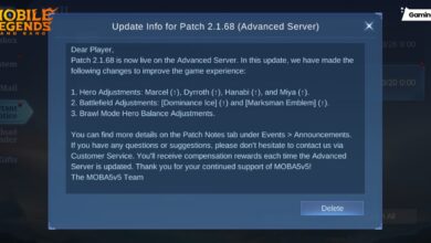 Mobile Legends: Bang Bang Advanced Server Patch 2.1.68 Cover