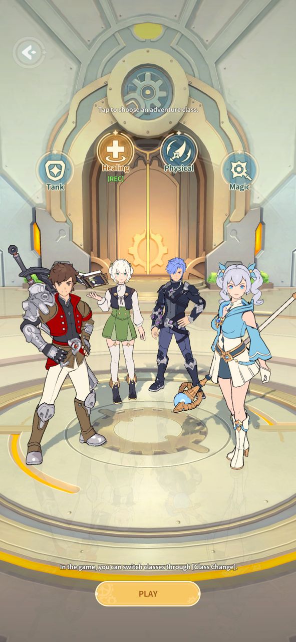 Classes in Fantamon Idle RPG