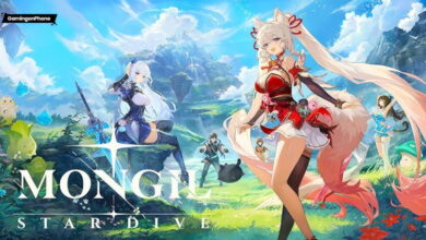 MONGIL: STAR DIVE Characters, Game Logo