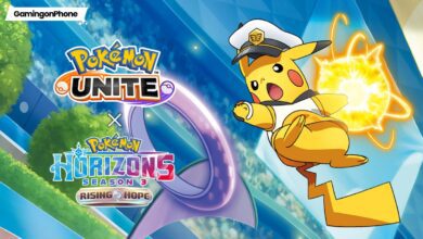 Pokemon Unite x Pokemon Horizons Season 3 Collab Cover